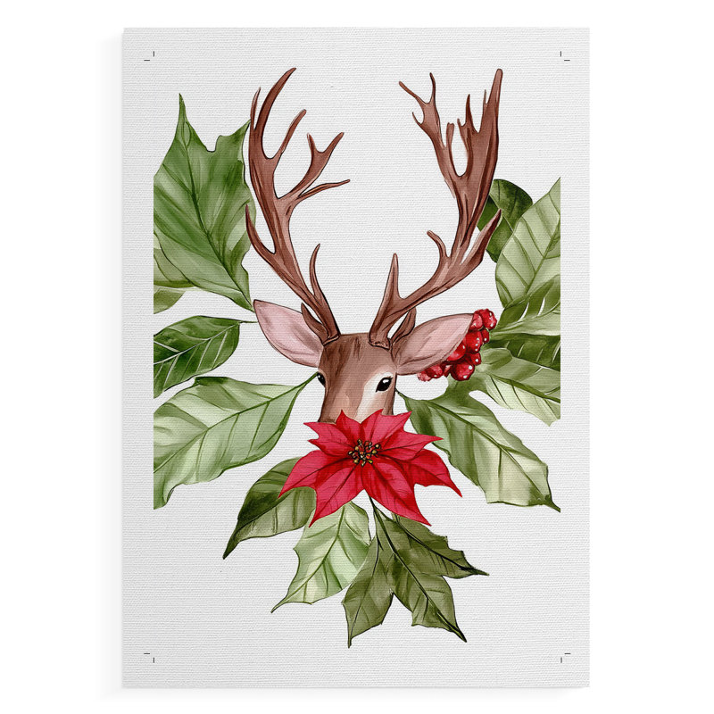 Christmas Holiday Art DCCCL - Impression sur toile seulement - NON-CADRE, H 36 po x l 24 po