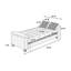 Contemporary Living Room Adjustable Futon Sofa With Storage And Pillows, Ideal For Relaxation And Entertainment In Modern Homes