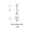 Luminaire suspendu 1 lumière DEL Alheli-1282866168