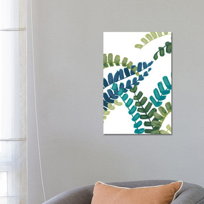 Tropical Thicket I by June Erica Vess - Wrapped Canvas Print