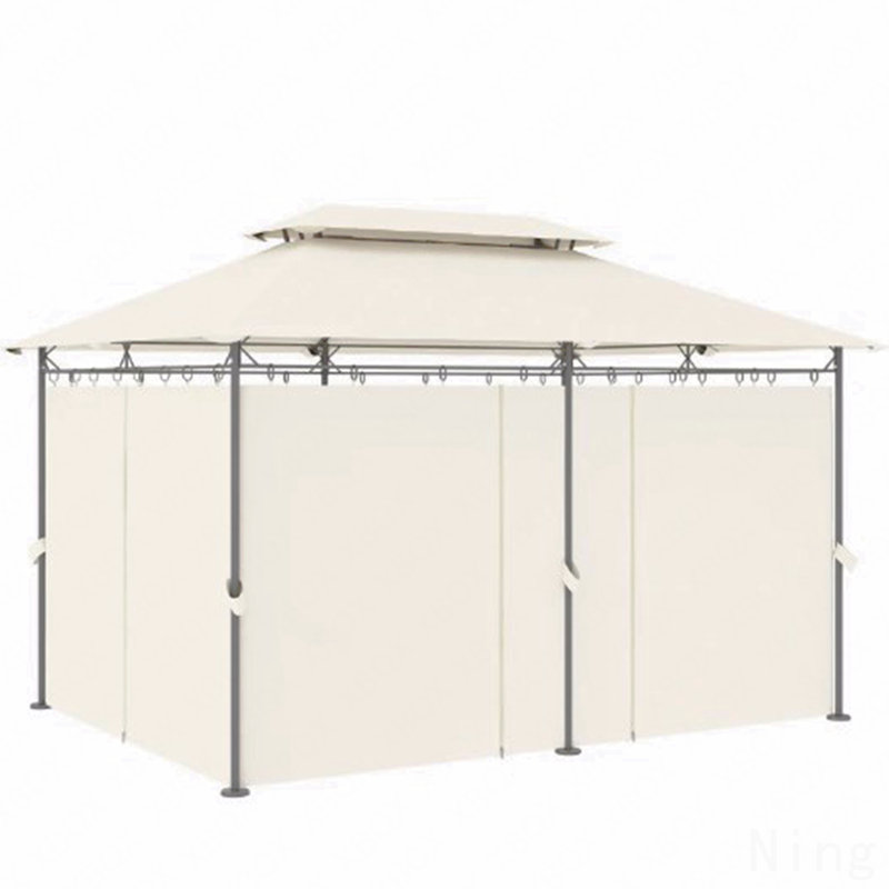 Gazebo, moustiquaire pour l'extérieur avec tablettes