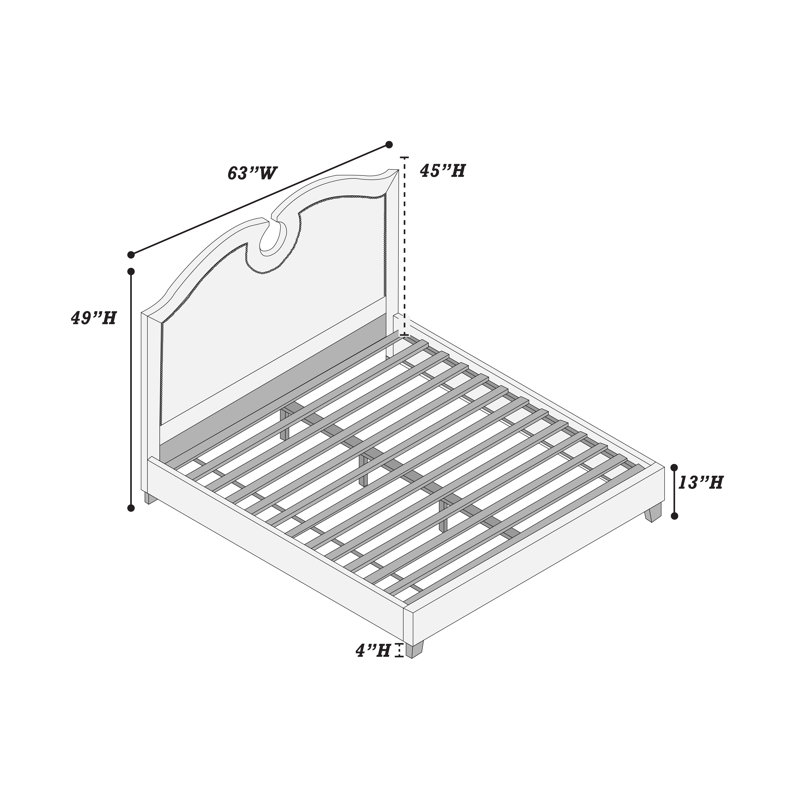 Panel Bed, Queen