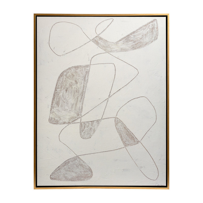 Scratch Loops Framed Art-Sable