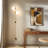 Equinox 62 in. Industrial Modern Wall Plug-In Sconce Lamp with Adjustable Heads and Frosted Globe Shades - Integrated Energy-Saving LED Light-69896183