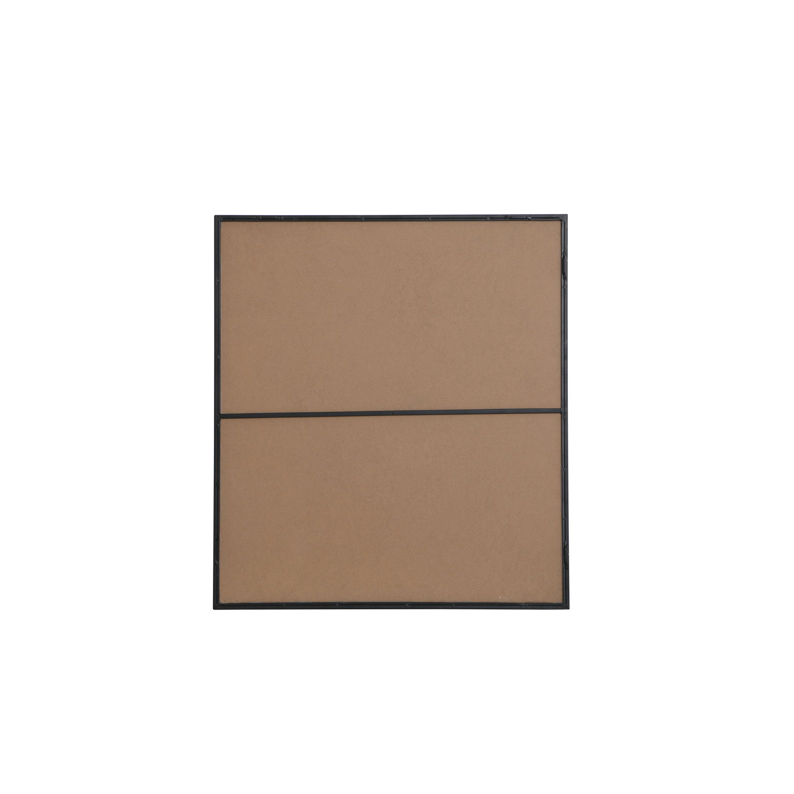 Sabine Metal Rectangle Wall Mirror, 40" x 36", Black