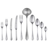 Dolce Vita 87 - Piece Stainless Steel Flatware Set