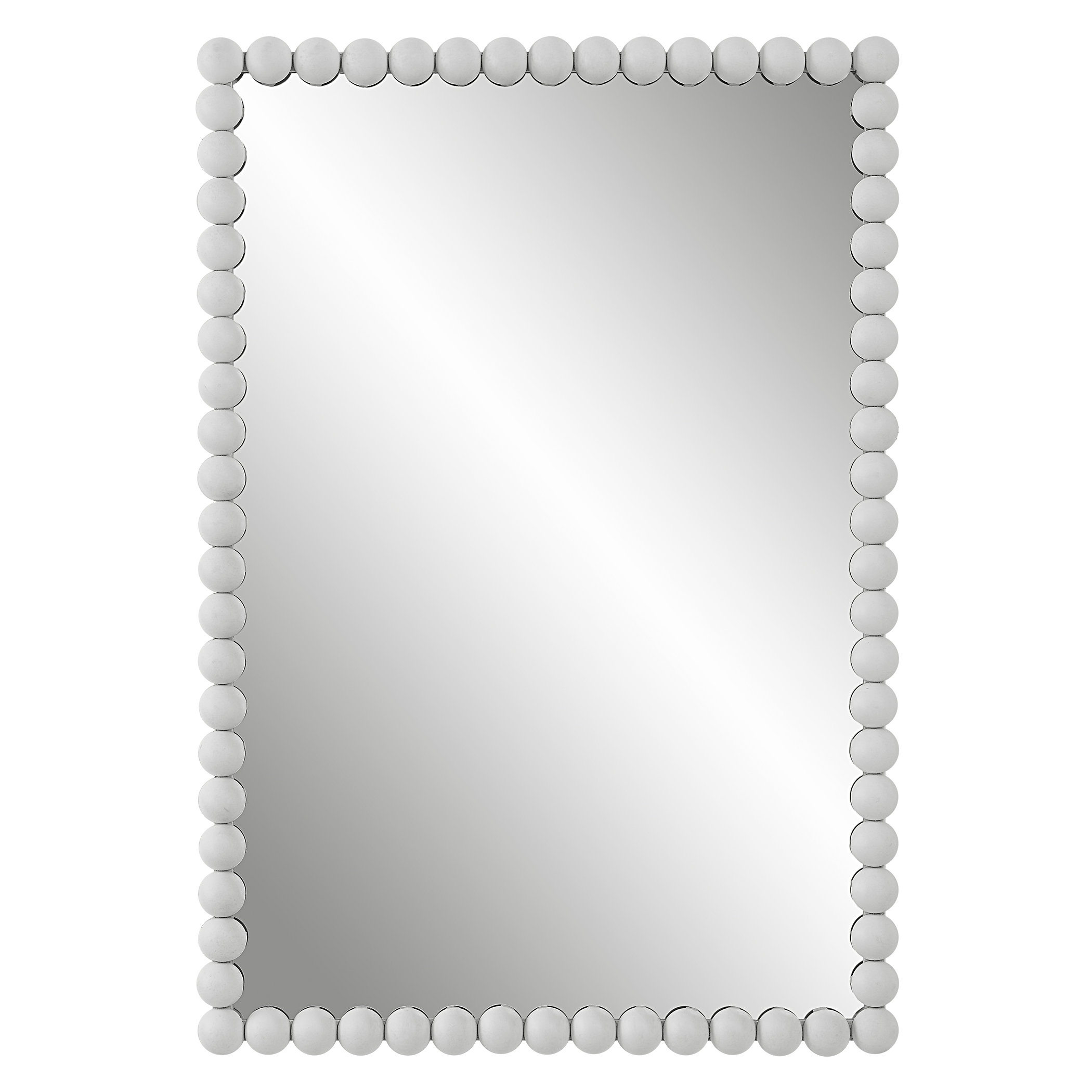 Joss & Main | 30" x 20.5" Vanity Mirror | Matte White