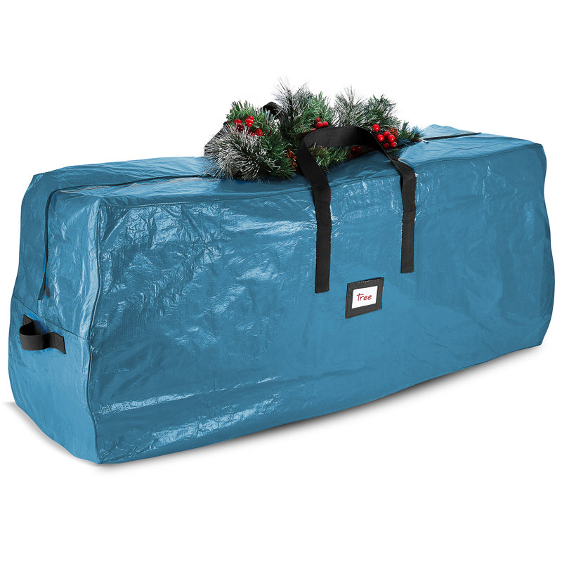 Sac de rangement durable et imperméable pour arbre de Noël, H 20 po x l 48 po x P 15 po, convient à un arbre, Blue