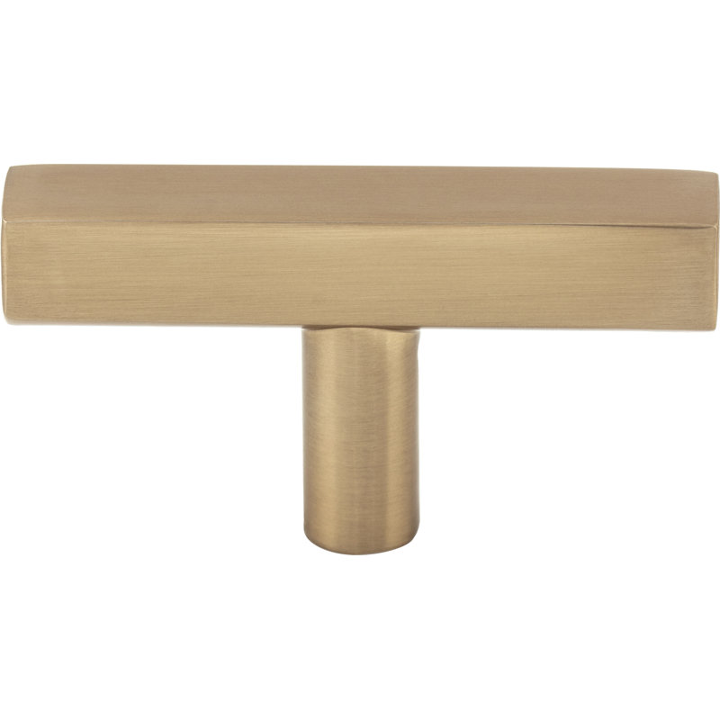 Dominique Bar Knob, Satin Bronze, 2 1/4"