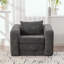 Canapé-lit pliable convertible - Chenille - Gris-1524593659