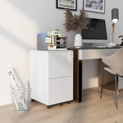 37cm Wide 2 -Drawer Steel File Cabinet