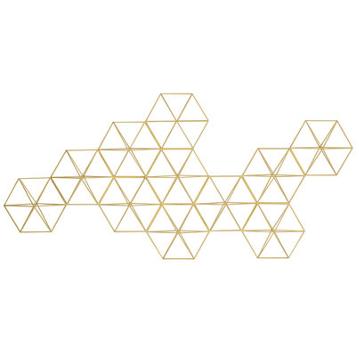 Glam Abstract Wall Decor on Metal