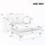 Chaise longue avec coussins-558350088