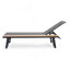 WATERLOO CHAISE LOUNGE WITH ATTACHED WOOD SIDE TABLE, 1PC-1033439356
