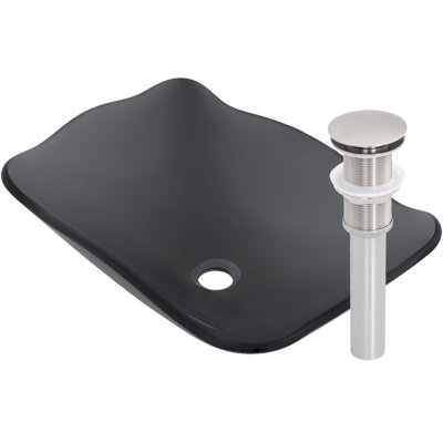 Novatto 15'' Glass Specialty Bathroom Sink