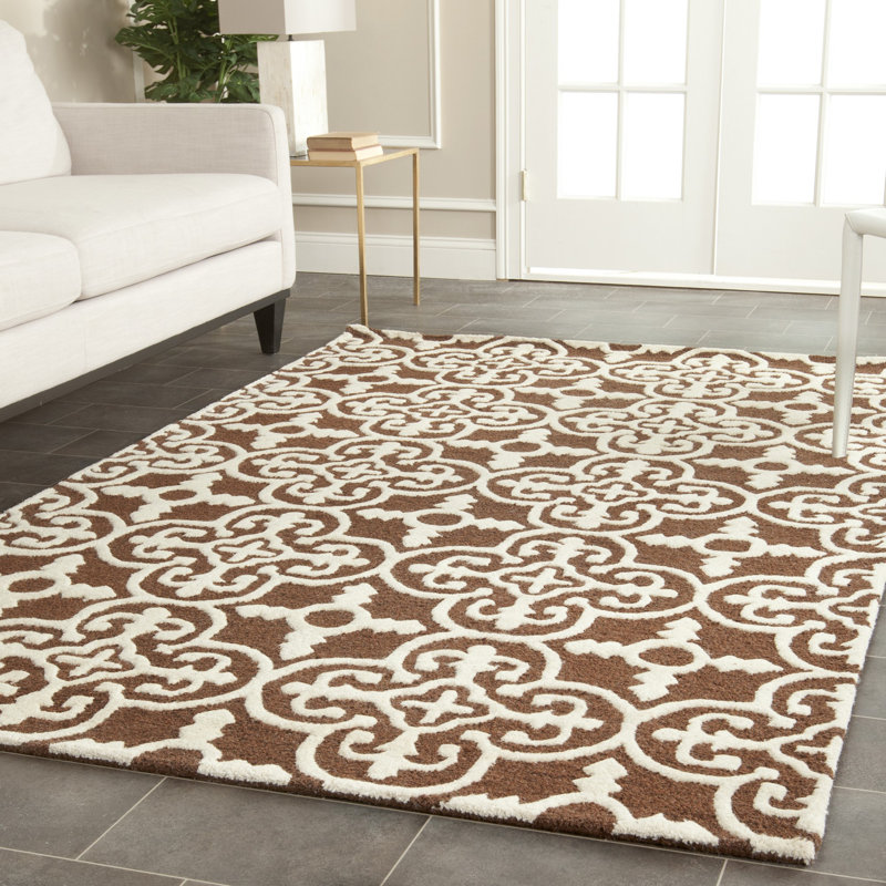 Cambridge Hand Tufted Wool Geometric Rug, Rectangle 8' x 10'