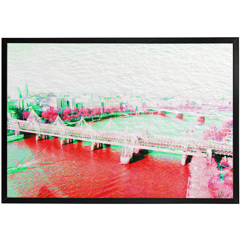 Single Picture Frame Print, Black, 76cm H x 114cm W x 4cm D