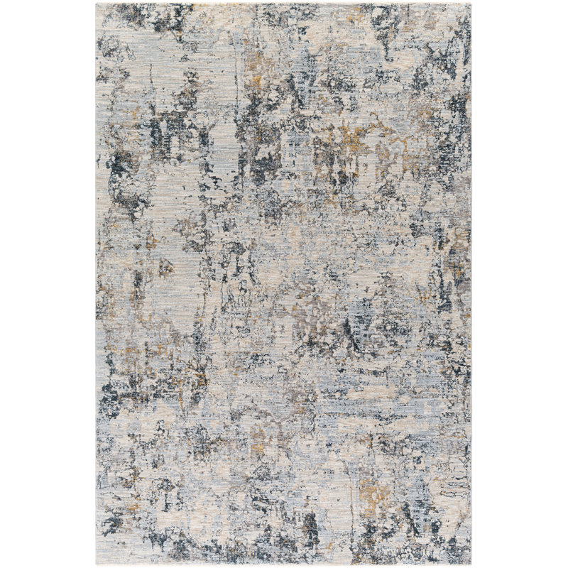 Denver Blue Area Rug, Rectangle 6'7" x 9'6"