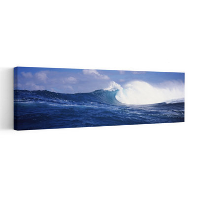 «Rough Waves In The Sea», Tahiti, Polynésie française, paysage contemporain abstrait, art mural
