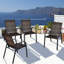Fauteuil de patio empilable Zukowski-1424051667