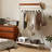 Leon Antique American Clothes And Hat Rack With Retro Design, Portable Stainless Steel Bedroom Floor Storage Shelf-914452877