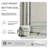 34-36 in.W x 72 in.H Bifold Frameless Glass Shower Door, Folding Frameless Shower Door-86176458