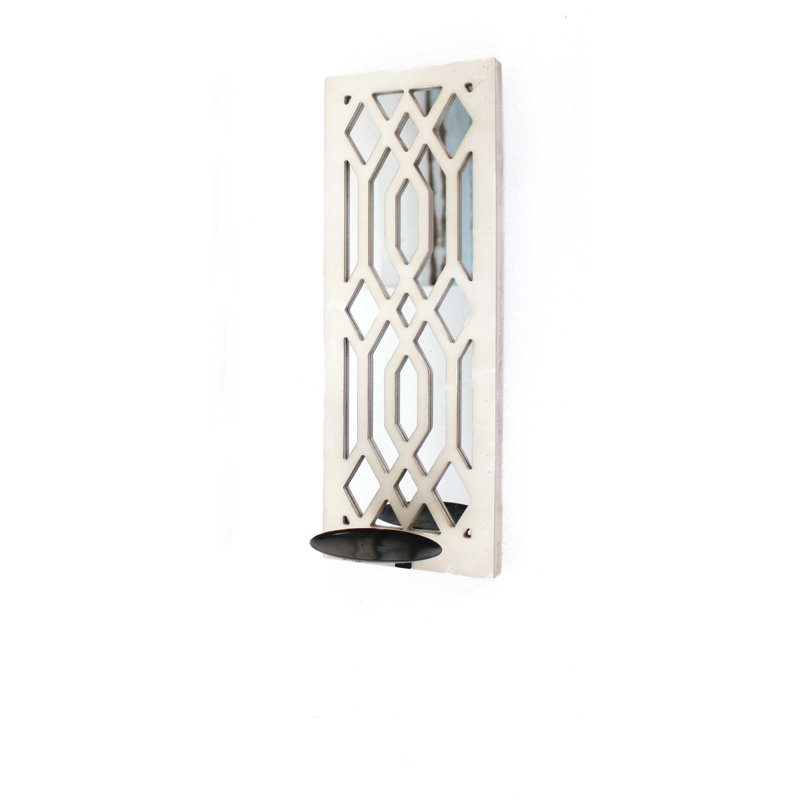 Grande applique murale en bois Lattice Design