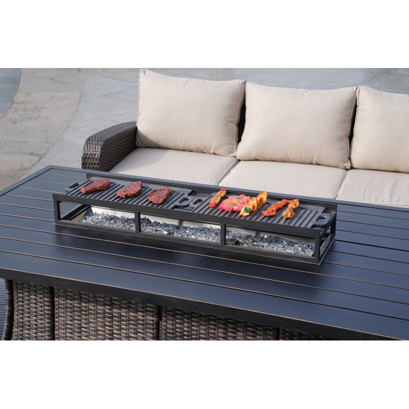 6 - Person Patio Conversation Set with Cushions