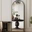 Miroir surdimensionné arqué en métal surdimensionné-570231696-570093160