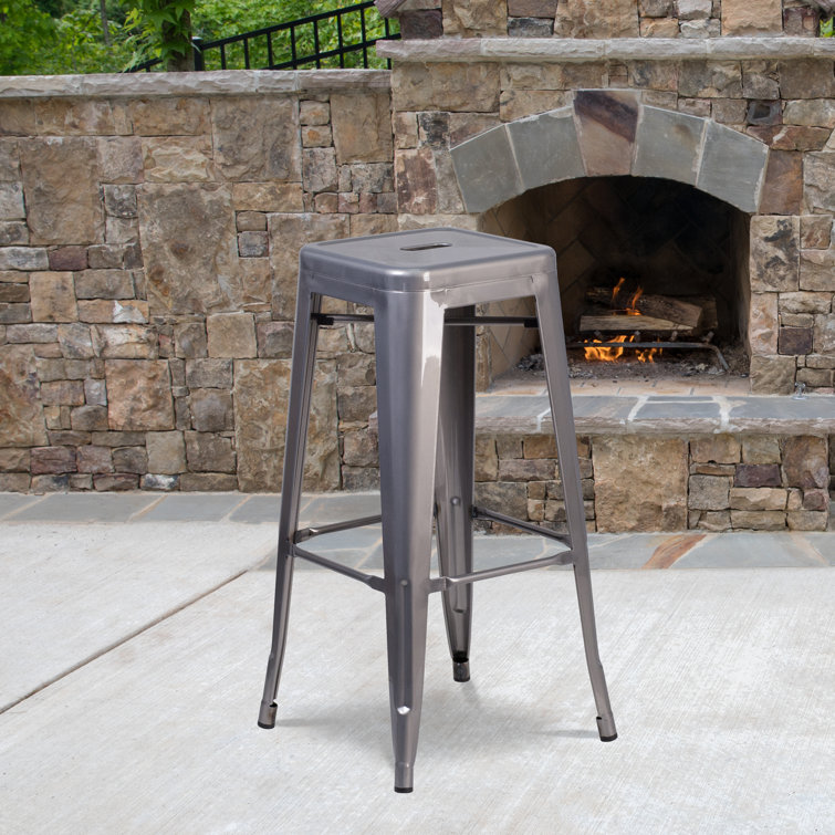 Nieva Counter Stool with Metal Frame