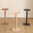 Solid Wood Square End Table,Pedestal Drink Table, Tall Plant Stand-186774013