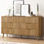 Ensemble de chambre à coucher 3 pièces (1 commode + 2 tables de chevet)-135972402