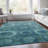 Machine Washable Indoor/Outdoor Xhevrie Blue Rug-1779754236
