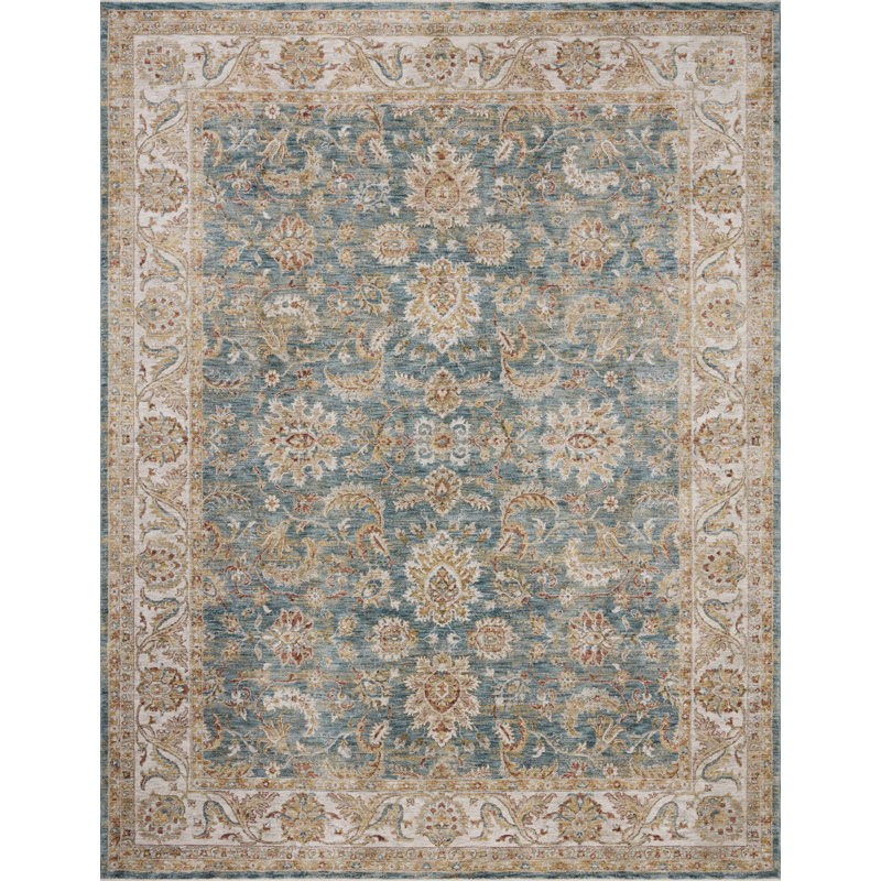 Neethu Ocean / Multi Area Rug, Rectangle 5' x 7'8"
