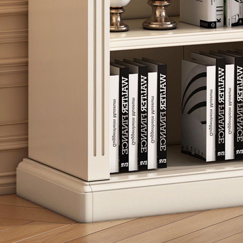 Bibliothèque de rangement de style américain, (7 tablettes) H 82,68 po x l 24,02 po x P 13,19 po