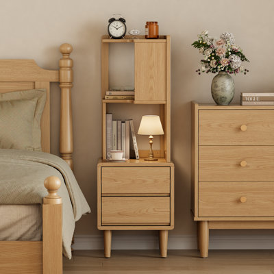 Annice Modern Minimalist Wooden Display Cabinet with Drawers - 3 Color Options