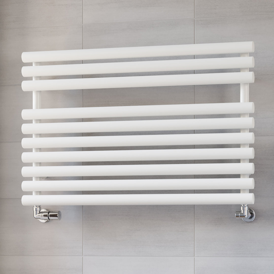 Terma Rolo Heated Towel Rail - White - 590 x 900mm - Image 4