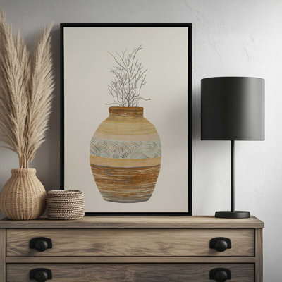 Reproduction d'art en vase en faïence par Garima Dhawan
