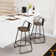 Stellan Swivel Stool with Metal Frame