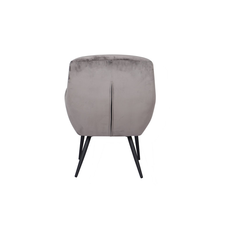Upholstered Side Chair, Aluminium