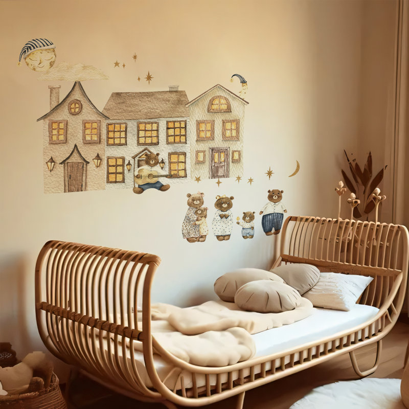 Bear Town Wall Decal