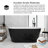 67'' X 31'' Acrylic Freestanding Soaking Bathtub-105532377