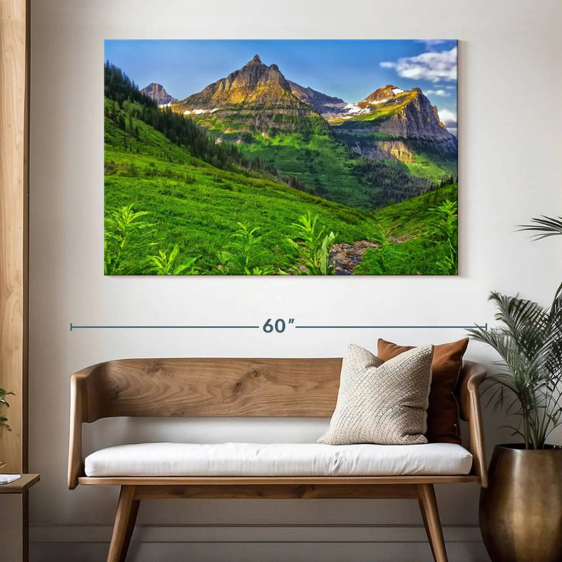 Alvord Glacier Park Greenery, 34" H x 51" W