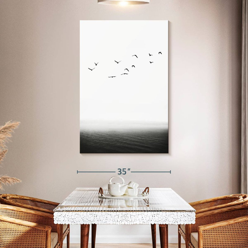 Brampt Flight At The Seaside, 51" H x 34" W