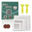 16PCS Kit de réparation de cloison sèche 4/6/8 pouces auto-adhésif