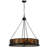 Rustic Lodge 2 - Light Drum Chandelier
