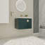 Meuble-lavabo de 28 po avec lavabo en céramique pour petite salle de bain-129754207