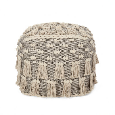 Coralena Upholstered Fabric Ottoman