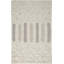 Tapis rectangulaire en laine touffeté à la main à motif abstrait Keori ivoire / taupe / brun clair-624893969