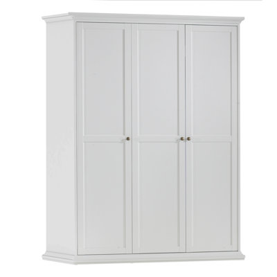 Woodburn 3 Door Manufactured Wood Wardrobe